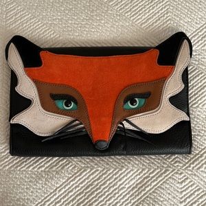 Kate spade fox clutch limited edition